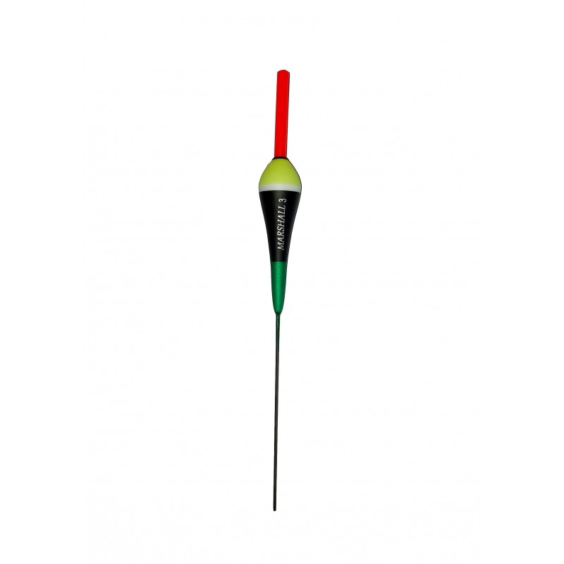 Plovak fiksni sa bokulom i MC antenom - zeleno crno zuti 1.5 - 3gr 